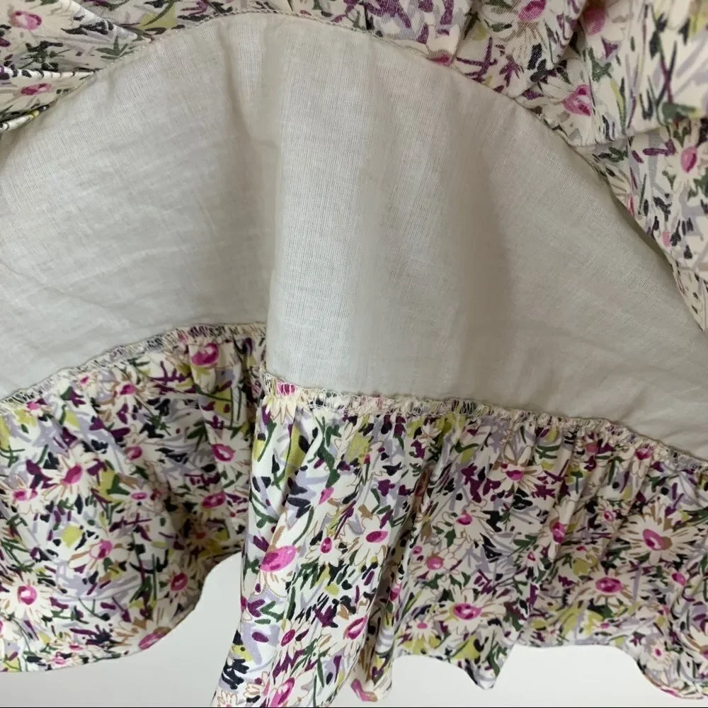 J.Crew Liberty of‎ London Daisy Day Dress Strapless